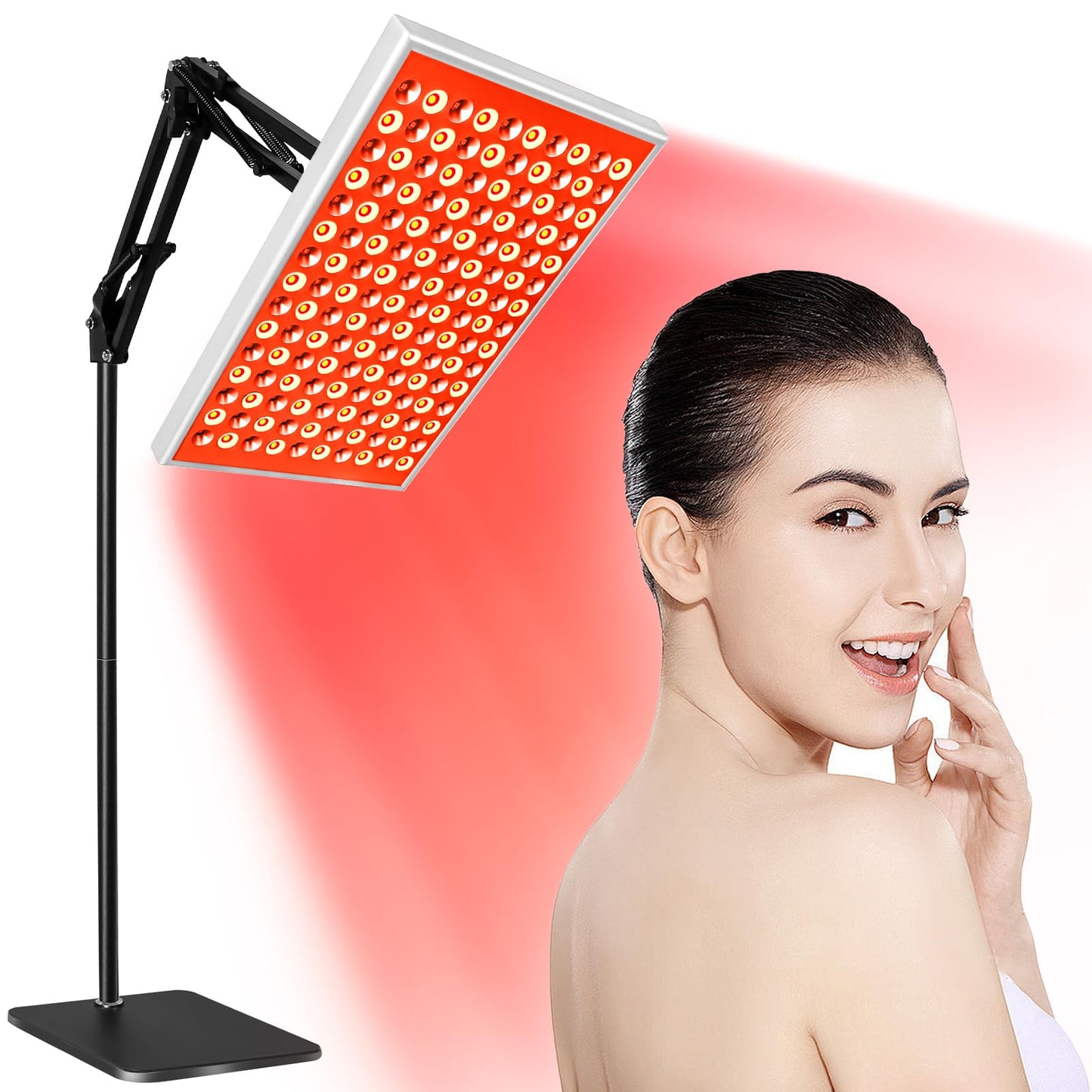 Red Light Therapy for Body Infrared Light Therapy Red Light Therapy Lamp Panels with StandDeep 660nm and 850nm Near Infrared Led Red Light Therapy Device at Home for Face Full Body Pain Skin Back